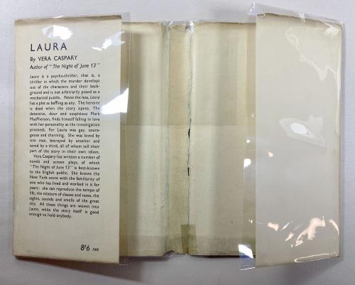 Laura by Vera Caspary (First UK Edition) A Haycraft-Queen Cornerstone.