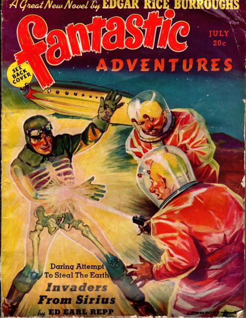 Fantastic Adventures Jul 1939 Morey; ER Burroughs - Pulp