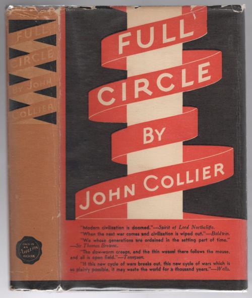 Full Circle by John Collier (First U.S. Edition) Erle Melvin Korshak's Copy