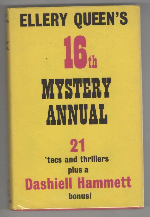 Ellery Queen's 16th Mystery Annual (1st UK Edition) Gollancz File Copy
