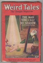Weird Tales Feb 1927 Petrie GG Bondage Cvr; August Derleth; Rousseau; Keats; ...