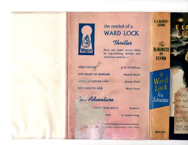 The Blindness Of Flynn by E. Laurie Long (1st Edition) Hubin Listed, Ward Fil...