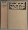 Philo Vance Murder Cases by S.S. Van Dine (First Edition)