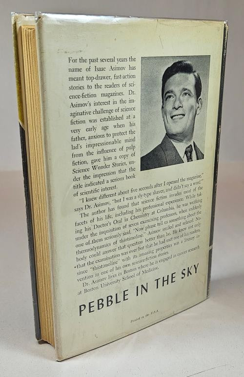 Pebble in the Sky by Isaac Asimov (First Edition) Debut Novel