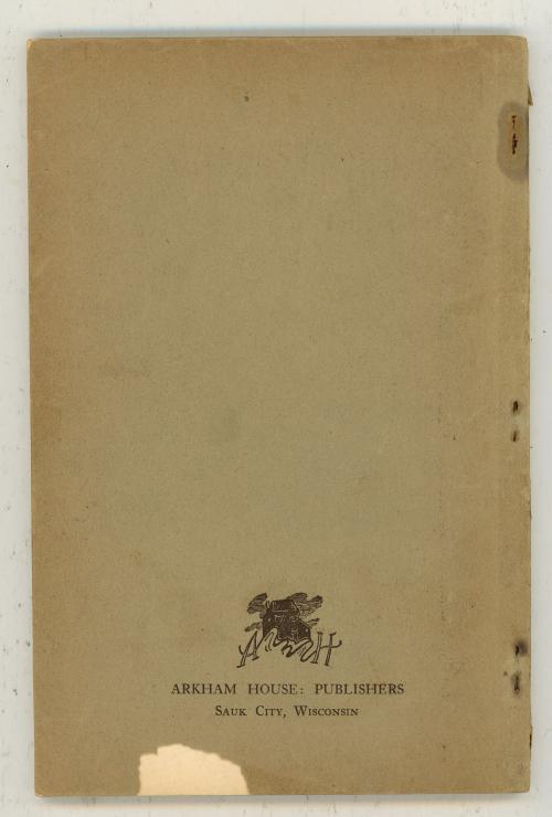 The Arkham Sampler Volume I, Number Four: Autumn 1948 (First Edition)