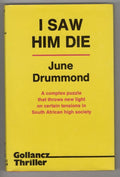 I Saw Him Die by June Drummond (First Edition) Publisher's File Copy