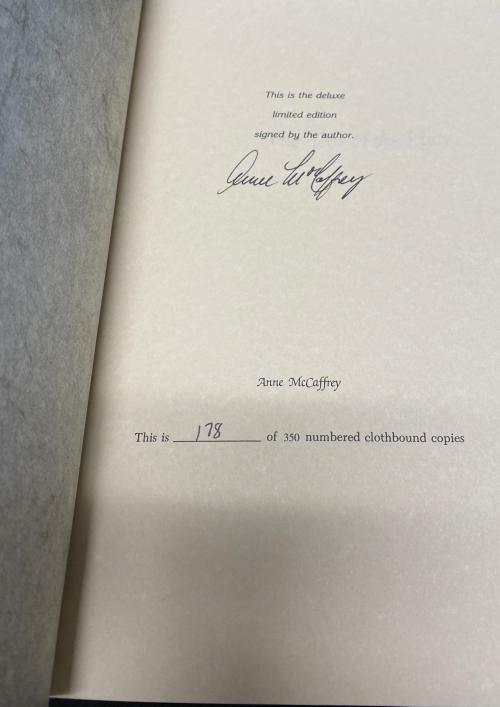 The Year of Lucy by Anne McCaffrey First Limited Signed
