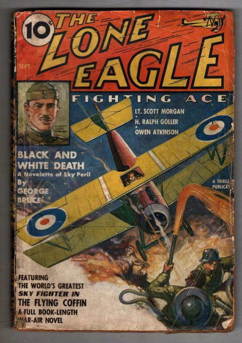 The Lone Eagle Sep 1936 Pulp Frandzen Cvr