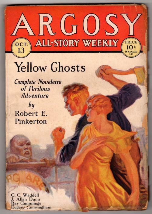 Argosy Oct 13 1928 Walter Beach Humphrey Cvr; Ray Cummings Sci-Fi