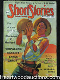 "Short Stories" Nov 10 1939 Mulford Hopalong Cassidy cover, Frank Gruber, HB-Jon