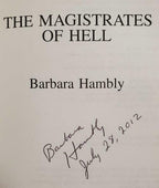 The Magistrates of Hell by Barbara Hambly (First Edition) Signed
