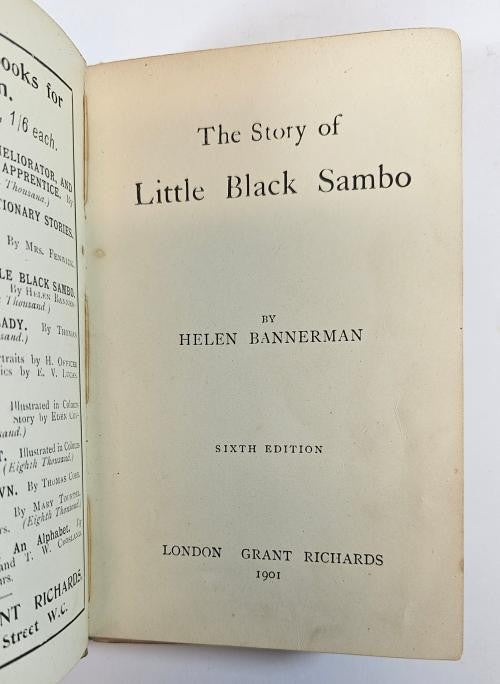The Story of Little Black Sambo by Helen Bannerman