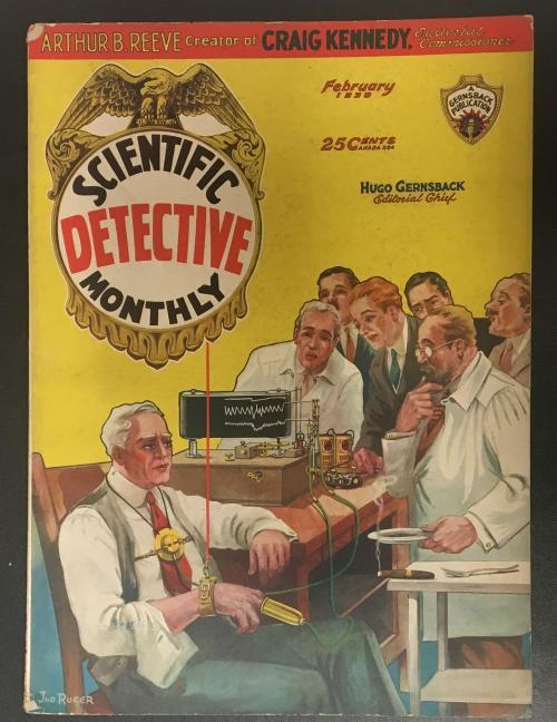 Scientific Detective Feb 1930 1st pub. sci-fi by L. A. Eshbach