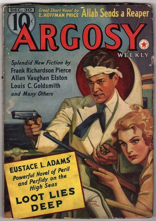 Argosy Dec 30 1939 Rudolph Belarski Cvr; E. Hoffman Price; Eustace L. Adams