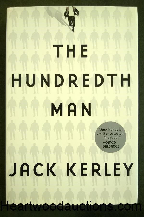 THE HUNDREDTH MAN by Jack Kerley Signed FIRST Carson Ryder debut