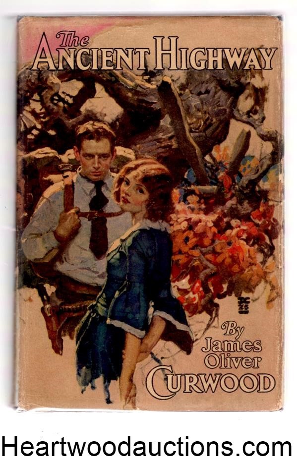 The Ancient Highway by James Oliver Curwood FIRST Walt Louderback Art