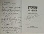 Dark Matter by Garfield Reeves-Stevens (First Edition) Uncorrected Proof Signed