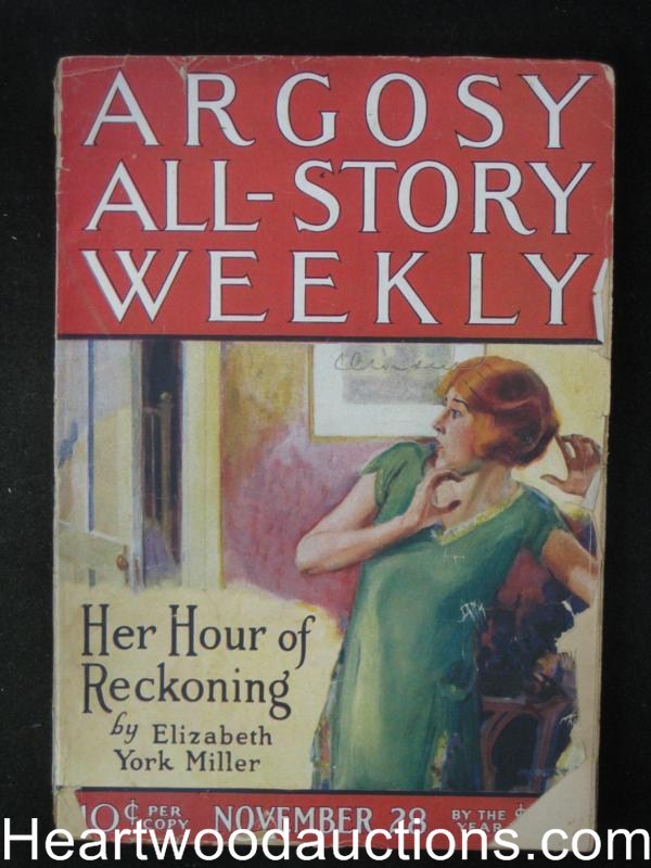 Argosy Nov 28, 1925 George Allan England Verdict Suicide