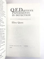Q.E.D. Queen's Experiments in Detection by Ellery Queen (First Edition) File ...