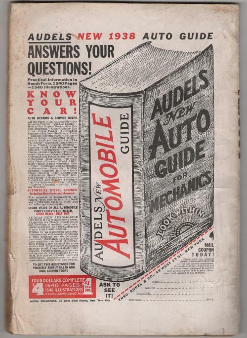 Argosy Apr 9 1938 Edgar Rice Burroughs "Red Star of Tarzan" 4/6
