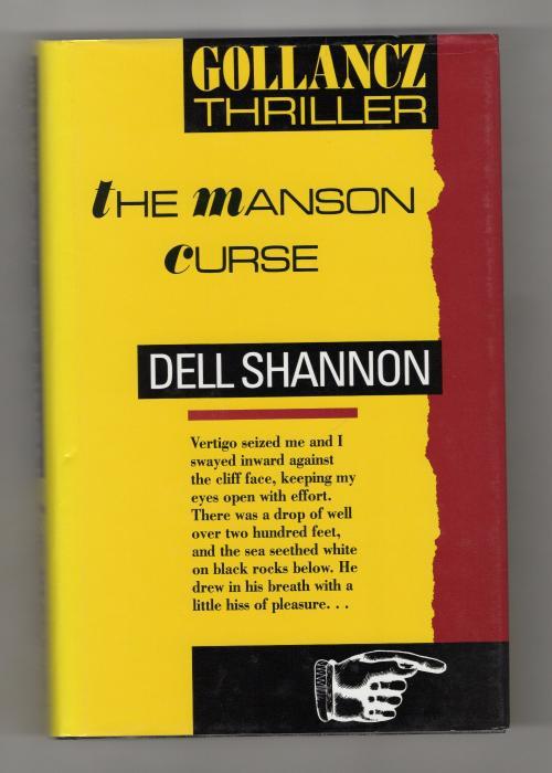 The Manson Curse by Dell Shannon (First UK Edition)