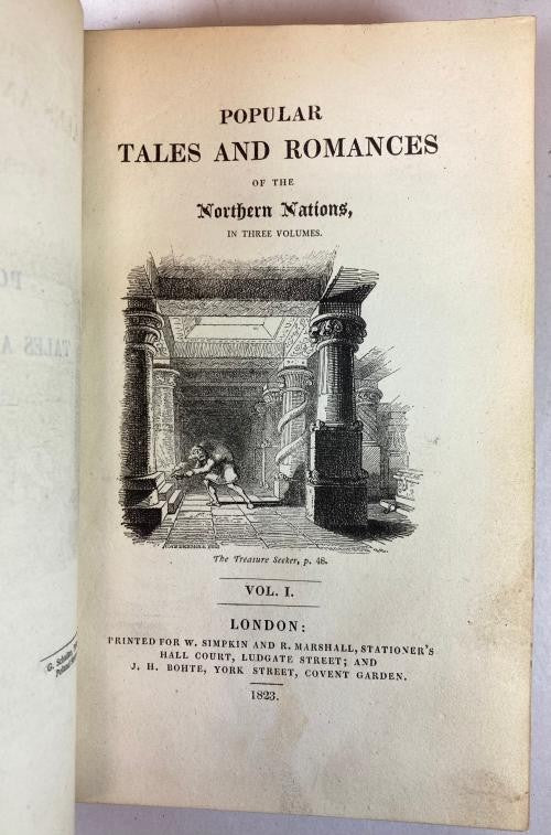 Popular Tales and Romances of the Northern Nations -3 Vol Set by Various Authors