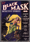Black Mask Aug 1937 Wilbur Thomas Cvr, Theodore Tinsley - Pulp