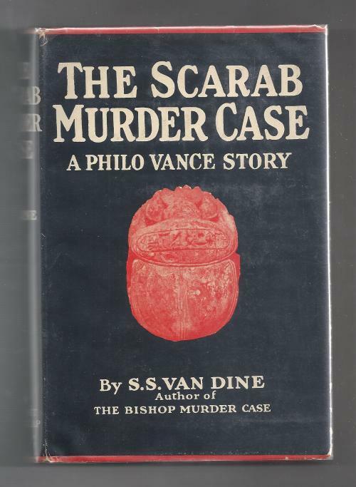 The Scarab Murder Case by S.S Van Dine; (First Edition)