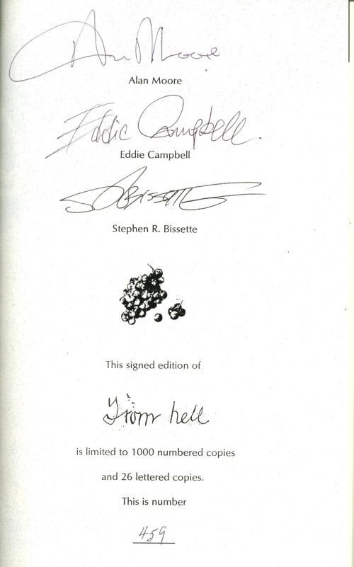 FROM HELL: The Compleat Scripts by Alan Moore (Limited) Slipcase Signed
