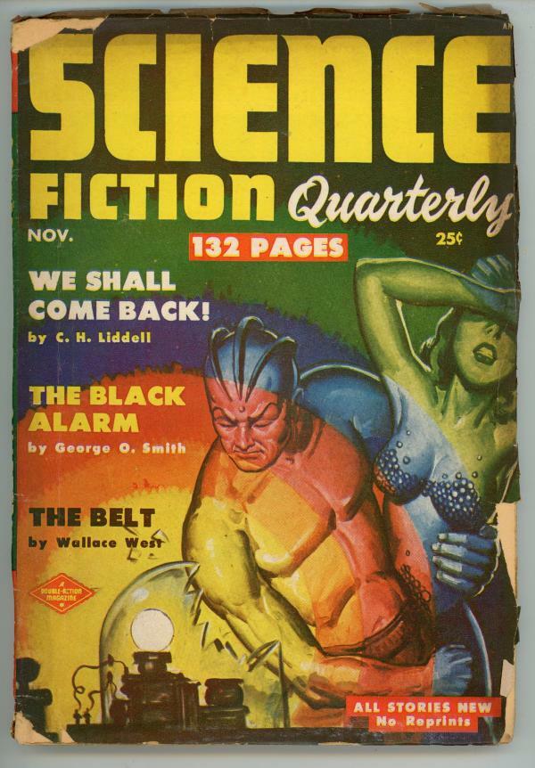 Science Fiction Quarterly Nov 1954 Kelly Freas Cover