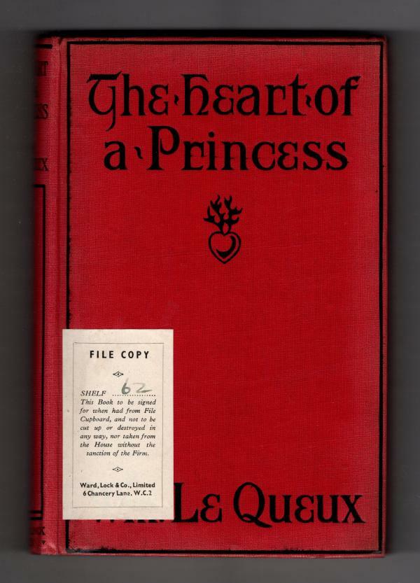 The Heart of a Princess by William Le Queux (File Copy)