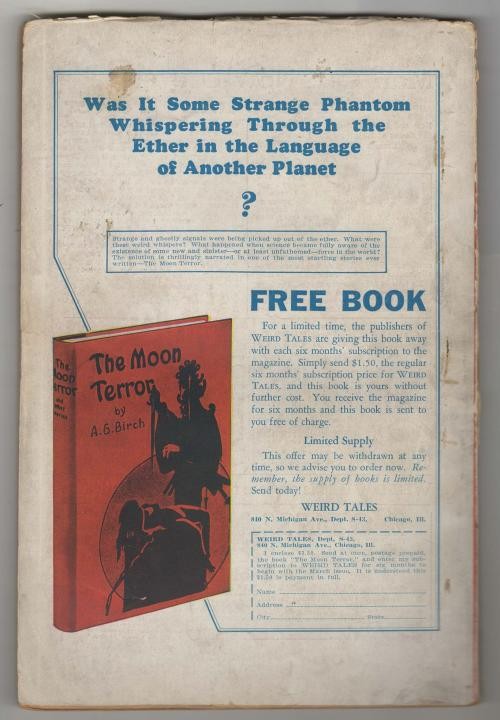 Weird Tales Feb 1934 Brundage Cvr; Robert E. Howard; Edmond Hamilton; CA Smith