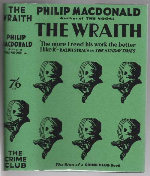 The Wraith by Philip MacDonald (First Edition) Fax DJ