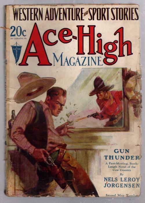 Ace-High May 1928 Murphy Cover Art Pulp