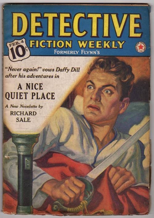 Detective Fiction Weekly" February 4 1939 Daffy Dill Cover - Pulp