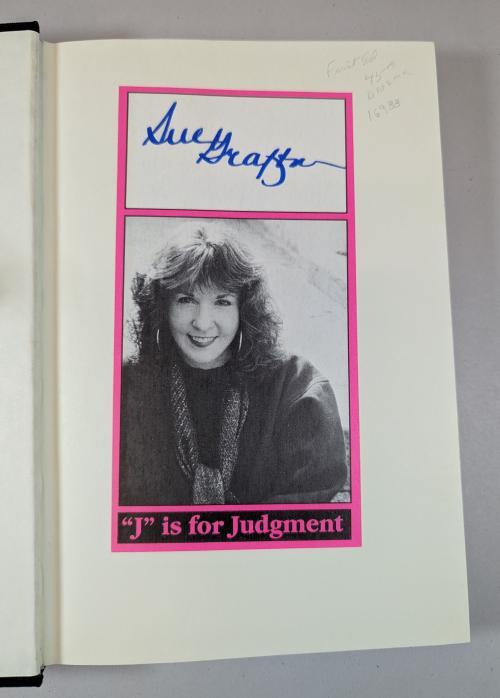 "J" is for Judgment by Sue Grafton Signed