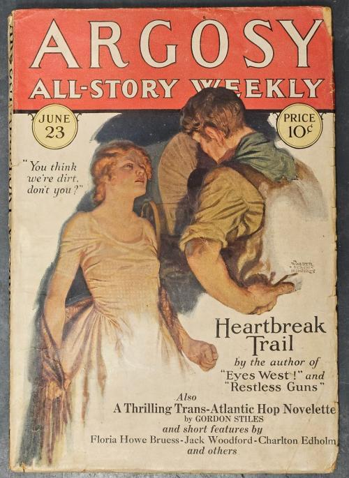 Complete Serial Burroughs The Apache Devil Argosy May - June 1928 - Pulp