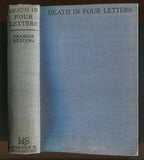 Death in Four Letters by Francis Beeding (First Edition)