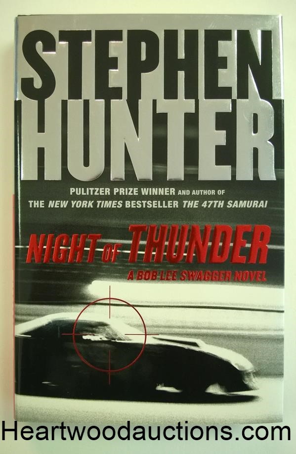 NIGHT of THUNDER by Stephen Hunter SIGNED FIRST
