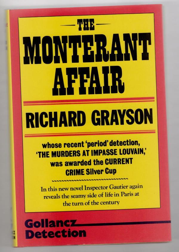 The Monterant Affair by Ricahrd Grayson (First UK Edition) File Copy