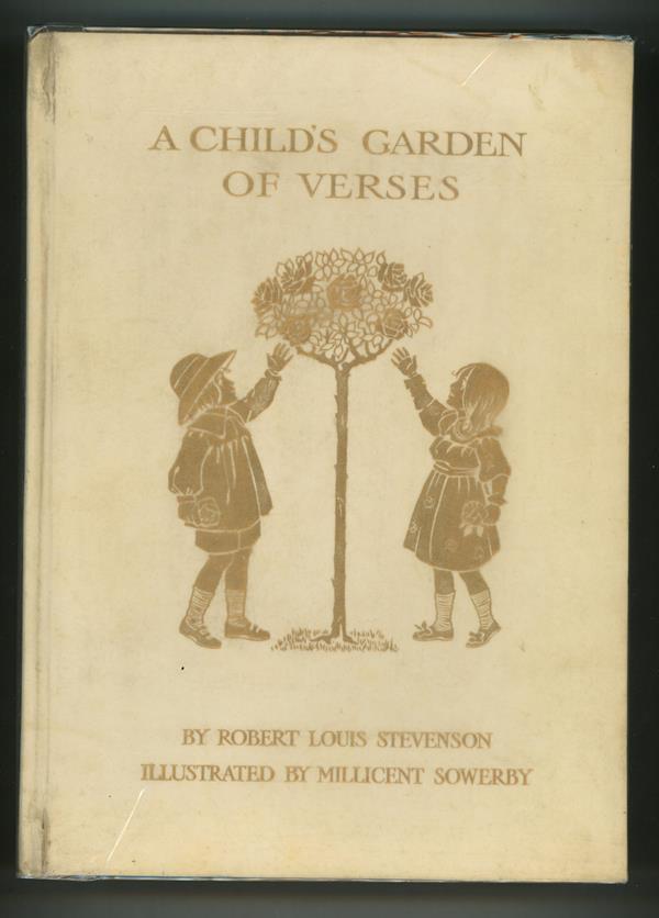 A Child's Garden of Verses  by Robert Louis  Stevenson  1908 Full vellum binding