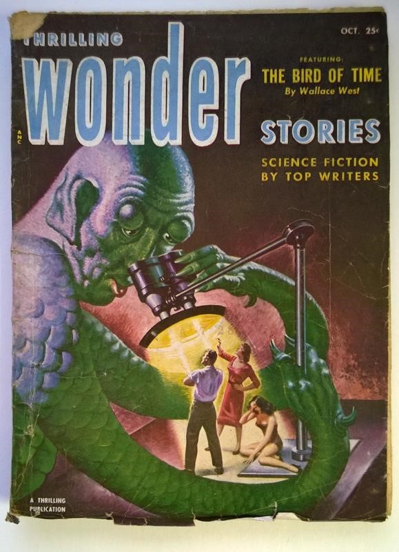 Thrilling Wonder October 1952 Bergey Cvr; Jack Vance