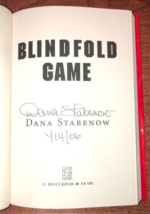 Blindfold Game by Dana Stabenow (First Edition) Signed