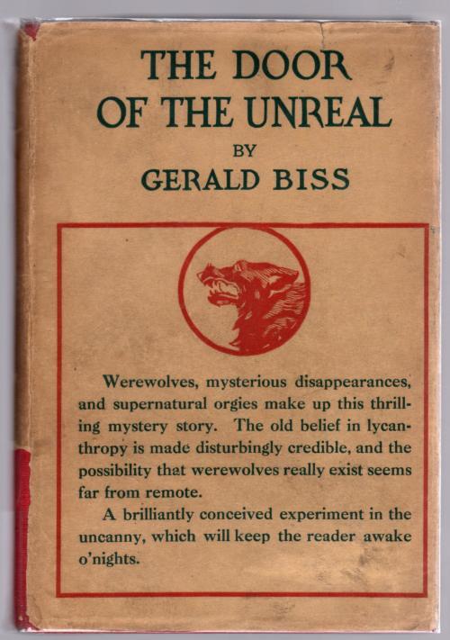 The Door of the Unreal by Gerald Biss (First US Edition)