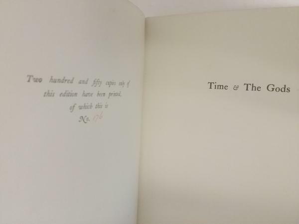 Time and the Gods by Lord Dunsany (Limited Edition) Signed #176