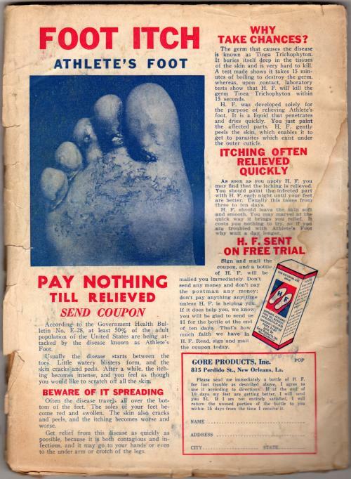 Adventure Aug 1941 Pulp Singer Cvr; H. Bedford-Jones; W.C. Tuttle