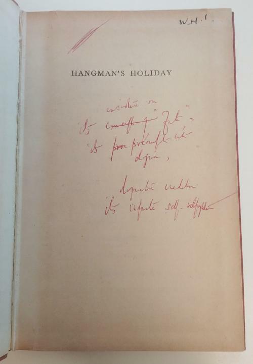 Hangman's Holiday by Dorothy L. Sayers (Gollancz Detection) File Copy