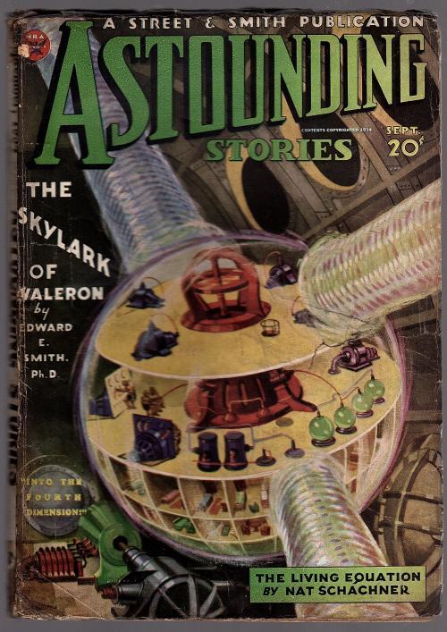 Astounding Stories September 1934 Brown Cvr; Donald Wandrei - Pulp