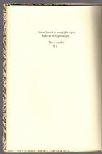 Master of Fallen Years by Vincent O'Sullivan (Limited Edition)