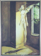 JEREMY CANIGLIA SIGNED ART PRINT Floating Winged Nude LIMITED  #21/100